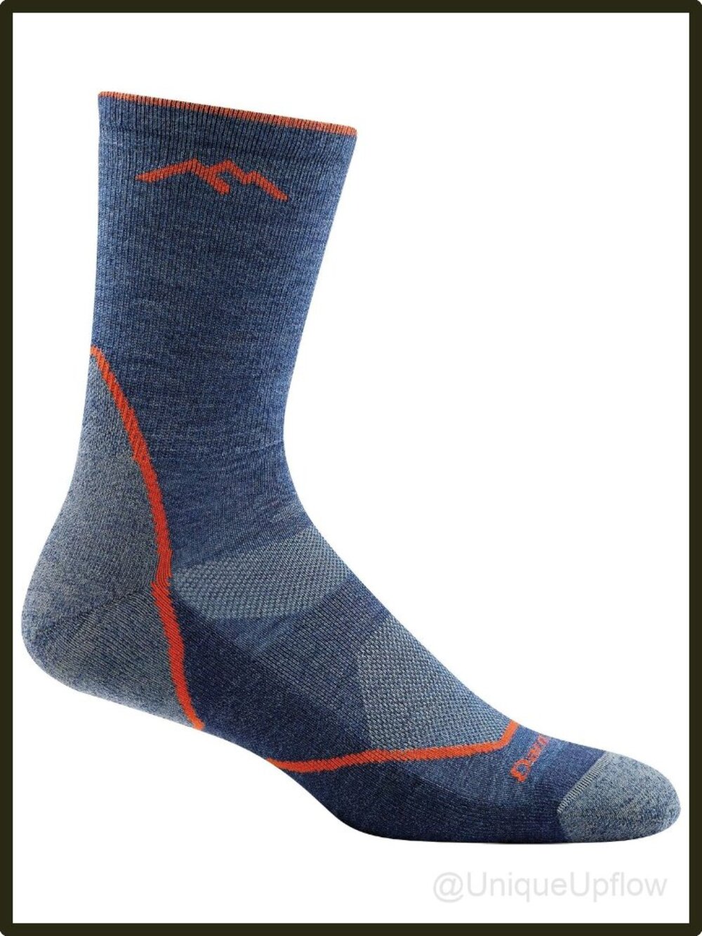 Merino Wool Lightweight Hiking Socks Micro Crew Cushioned Seamless Made in USA
